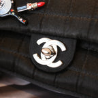 Chanel Satin Mini Lipstick & Mirror Micro Chocolate Bar Bag - Leluxe Vintage Sdn. Bhd.