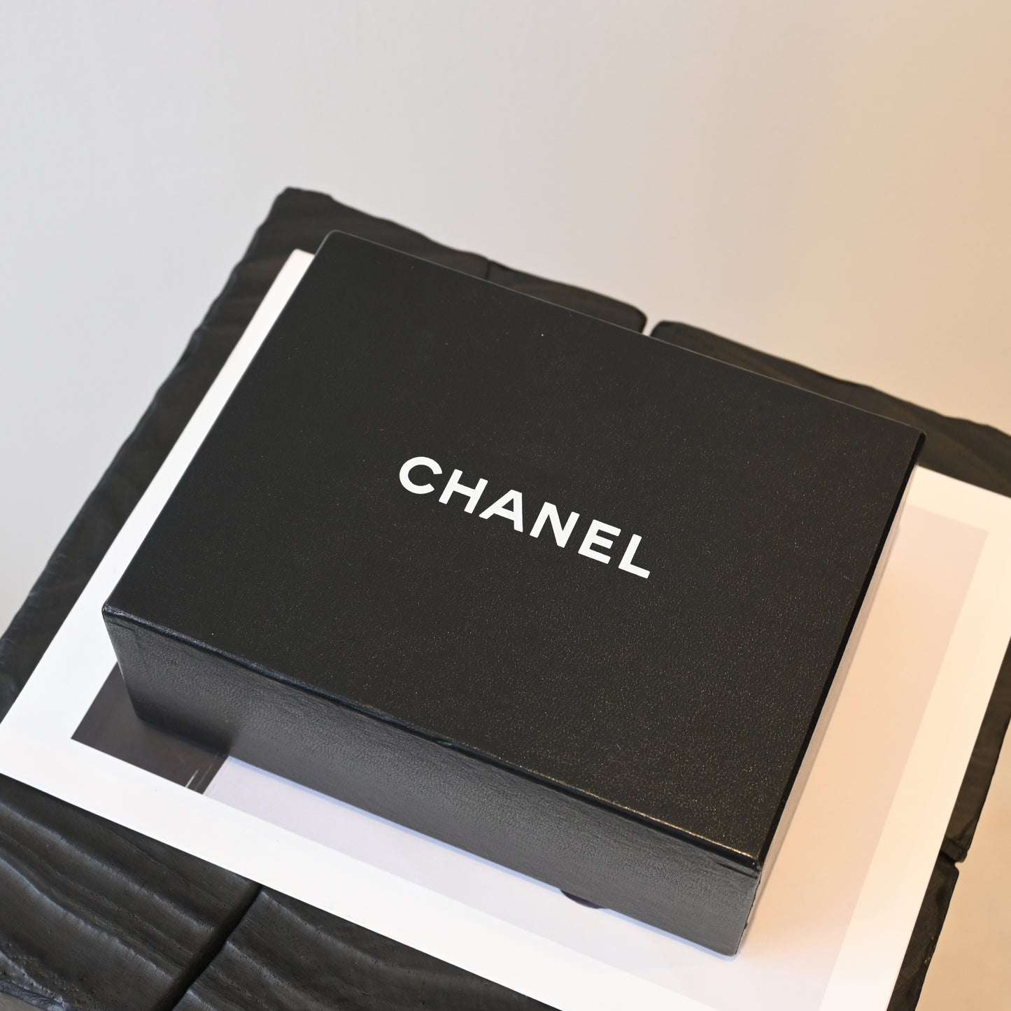 Chanel Satin Mini Lipstick & Mirror Micro Chocolate Bar Bag