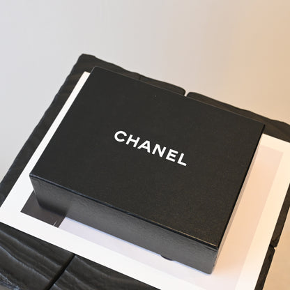 Chanel Satin Mini Lipstick & Mirror Micro Chocolate Bar Bag