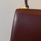 Salvatore Ferragamo Gancini Small Kelly Bordeaux - Leluxe Vintage Sdn. Bhd.