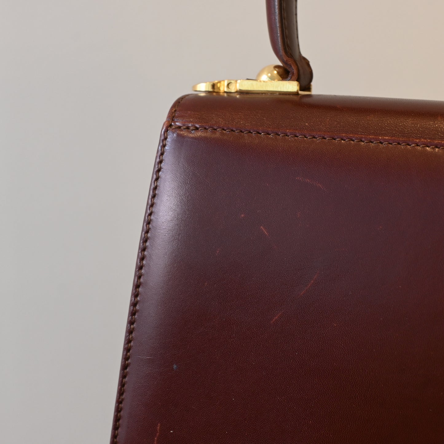 Salvatore Ferragamo Gancini Small Kelly Bordeaux
