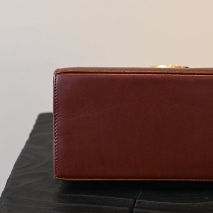 Salvatore Ferragamo Gancini Small Kelly Bordeaux