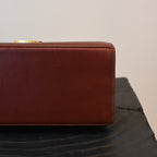 Salvatore Ferragamo Gancini Small Kelly Bordeaux - Leluxe Vintage Sdn. Bhd.