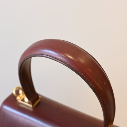 Salvatore Ferragamo Gancini Small Kelly Bordeaux