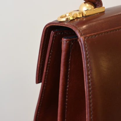 Salvatore Ferragamo Gancini Small Kelly Bordeaux