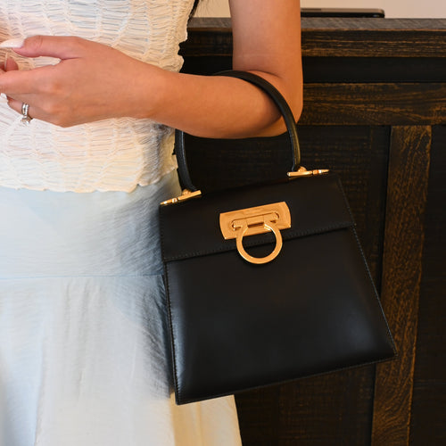 Salvatore Ferragamo Small Kelly Gancini - Leluxe Vintage Sdn. Bhd.
