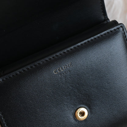 Celine Small Flap Triomphe Trifold Wallet