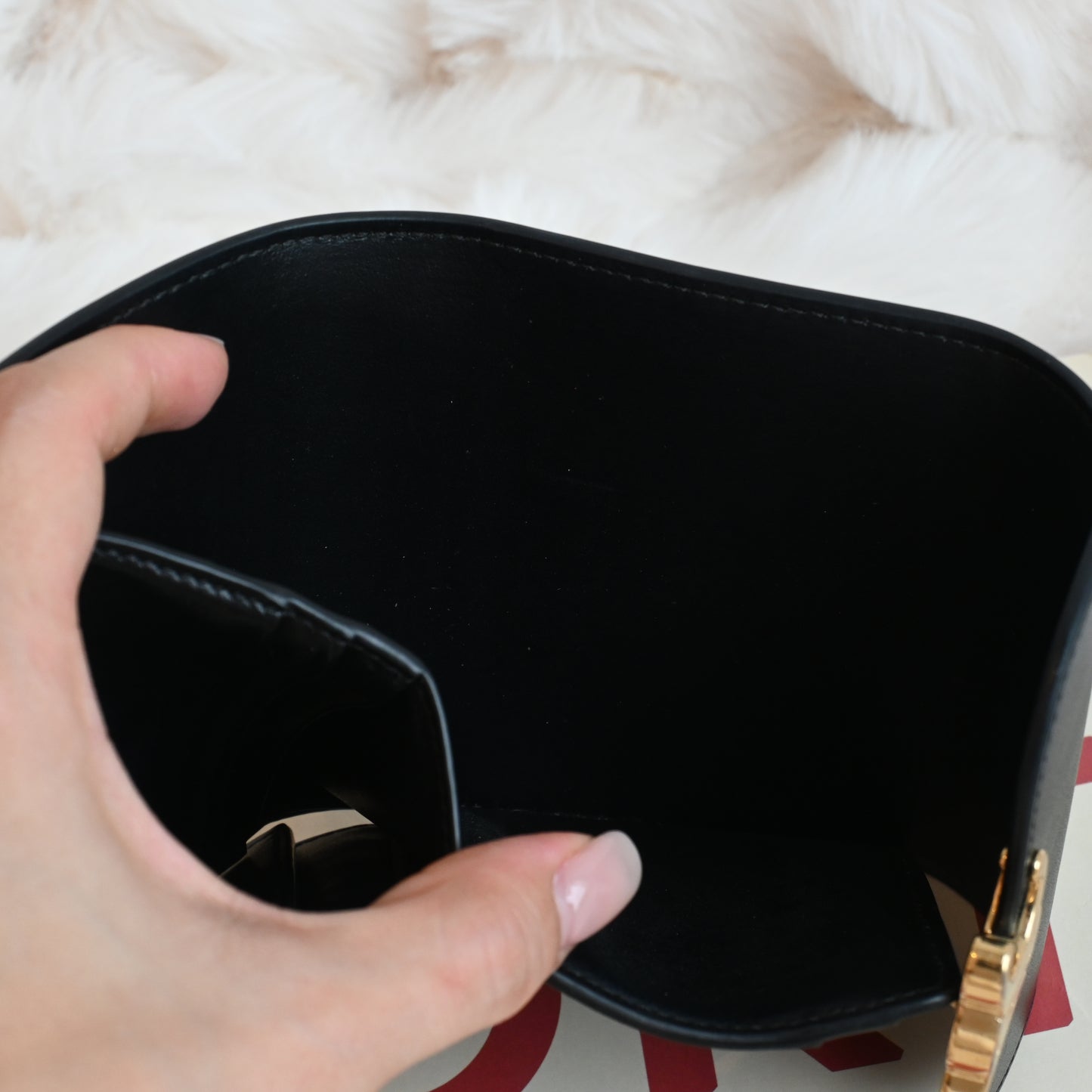 Celine Small Flap Triomphe Trifold Wallet