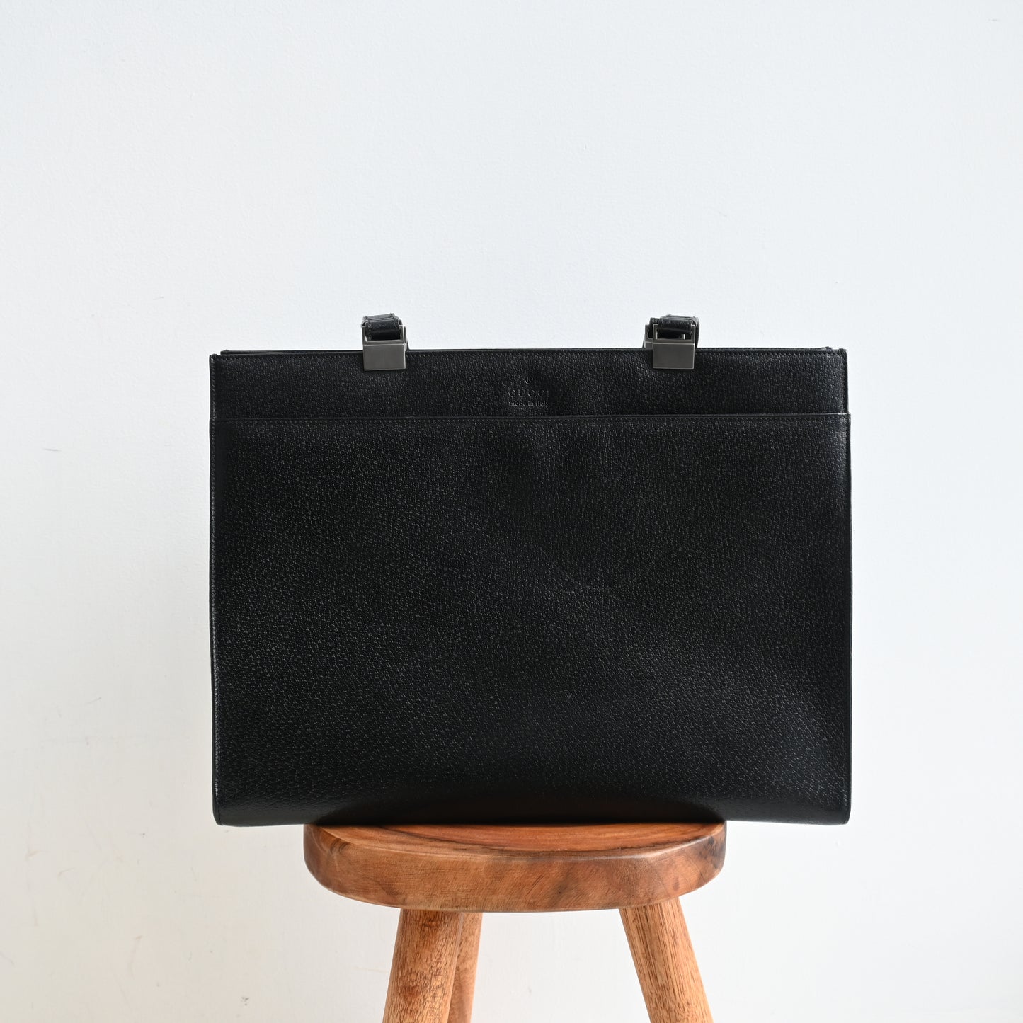 Gucci Grained Calfskin Business Laptop Tote