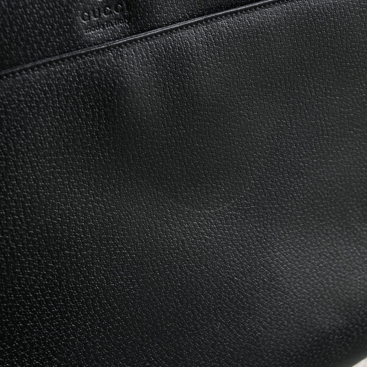 Gucci Grained Calfskin Business Laptop Tote