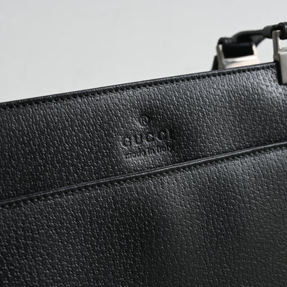 Gucci Grained Calfskin Business Laptop Tote