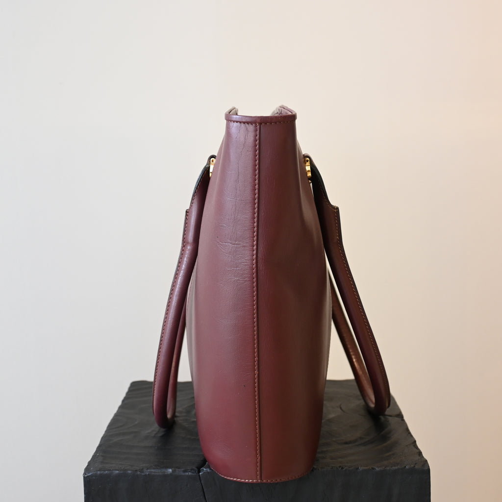 Cartier Bordeaux Tote - Leluxe Vintage Sdn. Bhd.