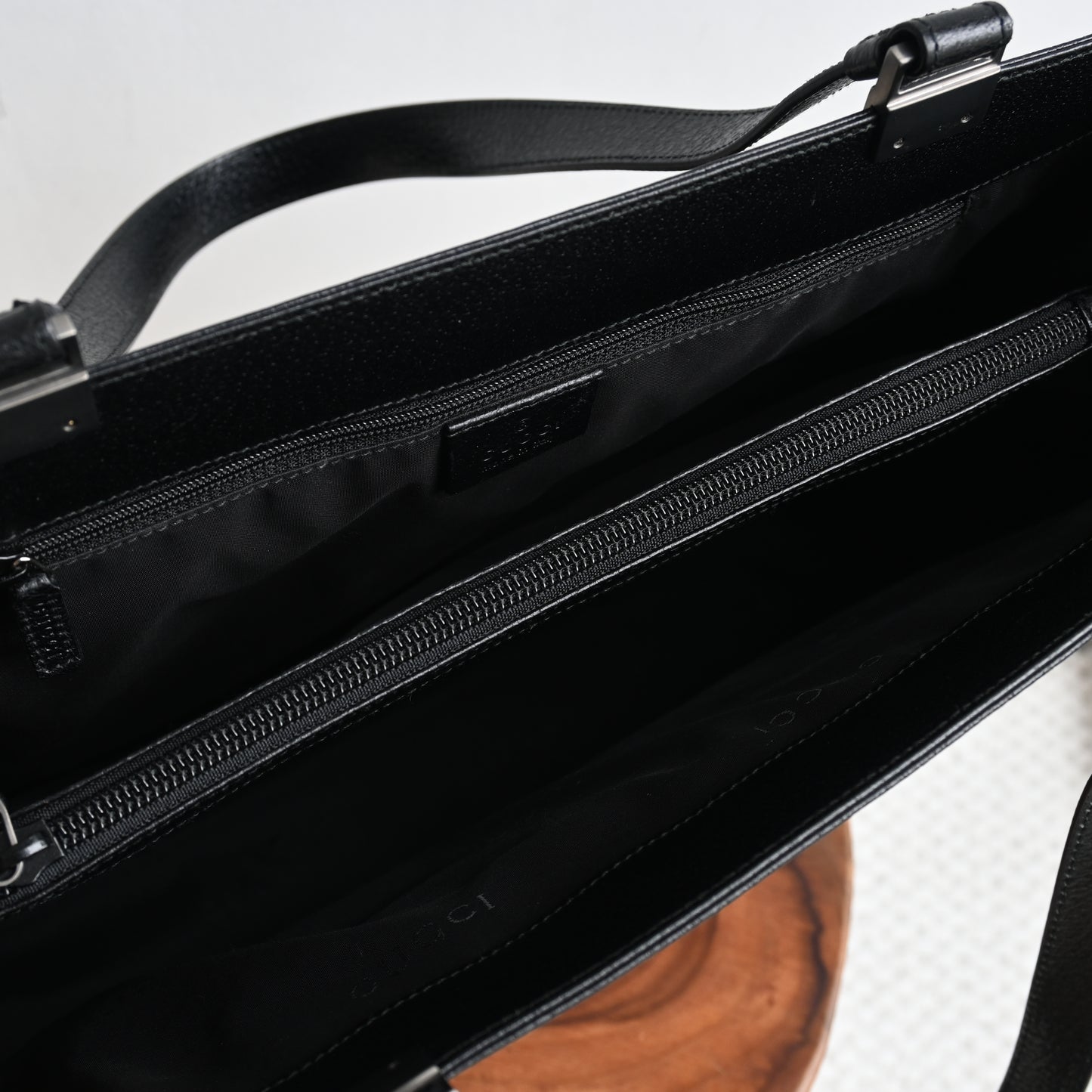 Gucci Grained Calfskin Business Laptop Tote