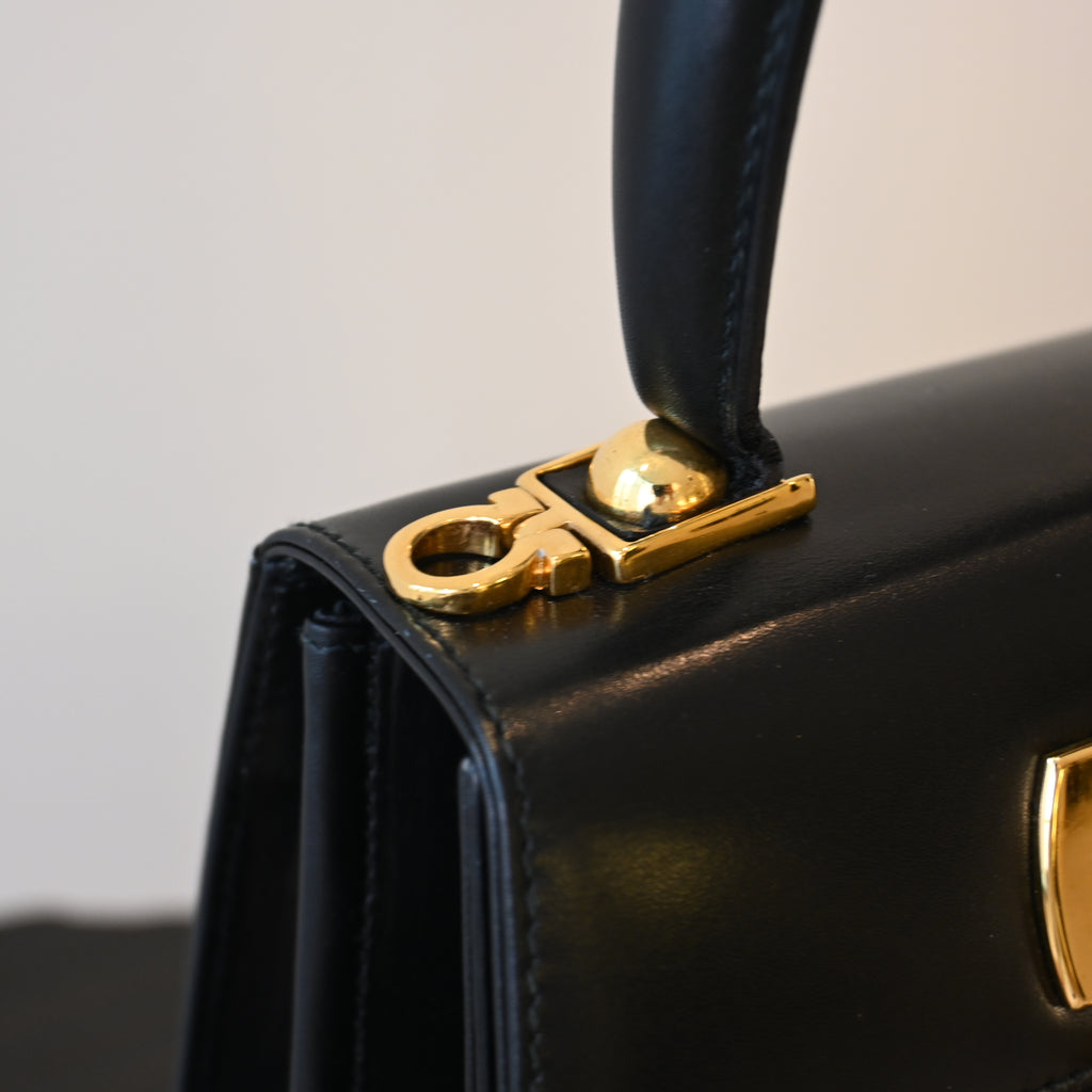 Salvatore Ferragamo Small Kelly Gancini - Leluxe Vintage Sdn. Bhd.