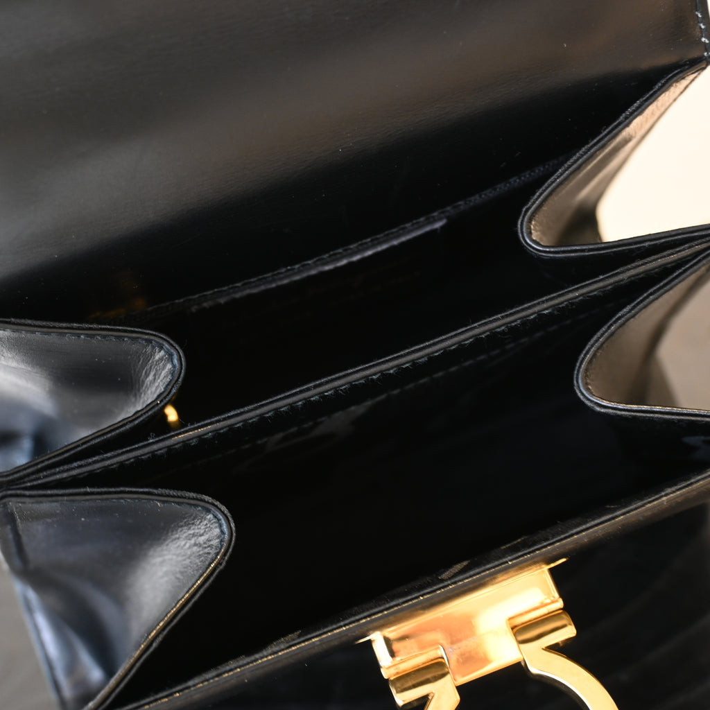Salvatore Ferragamo Small Kelly Gancini - Leluxe Vintage Sdn. Bhd.