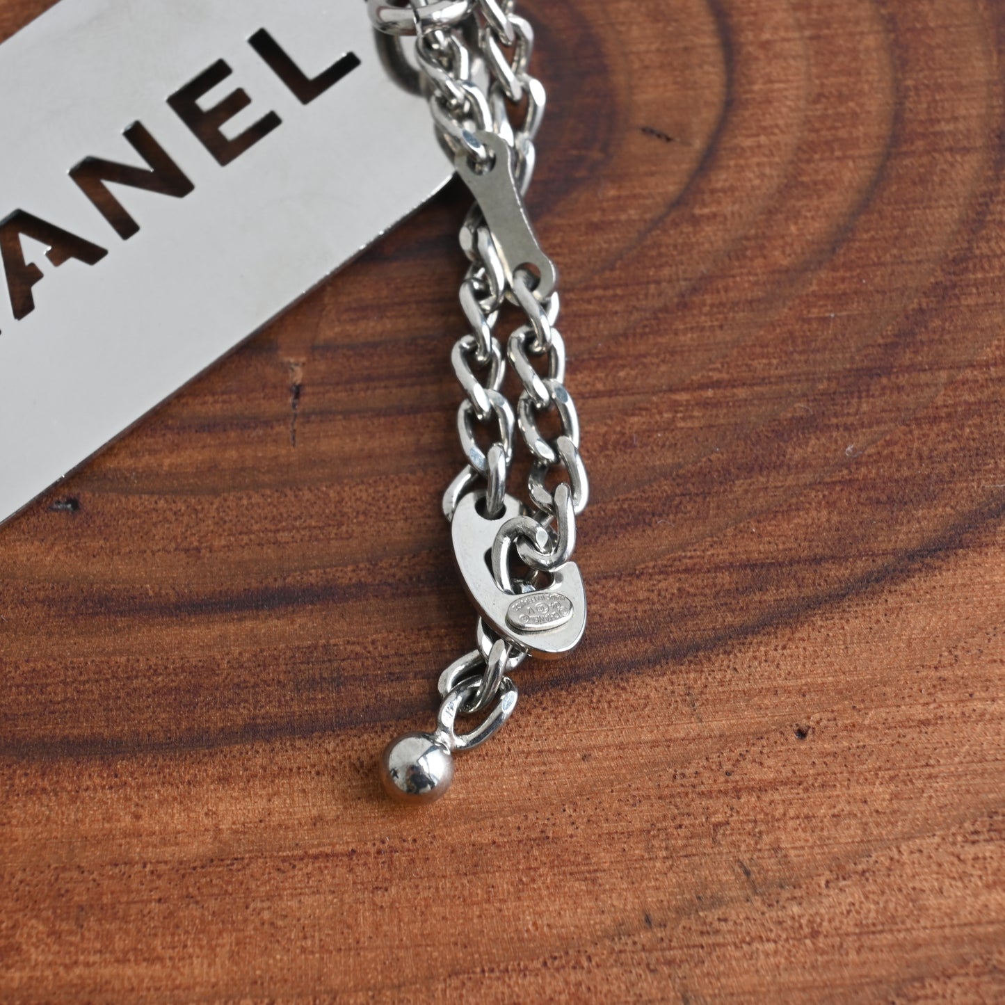 Chanel Cut-out Logo Keychain 2004