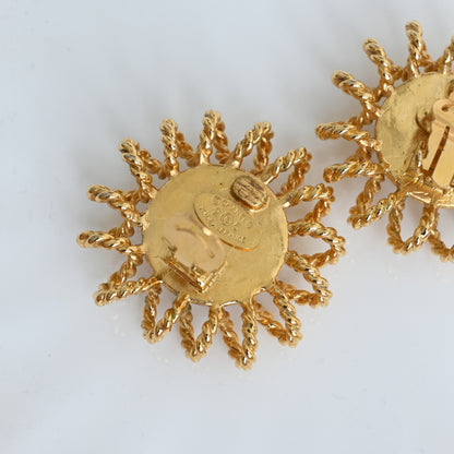 Chanel Faux Pearl Flower Earclip 1986-1992