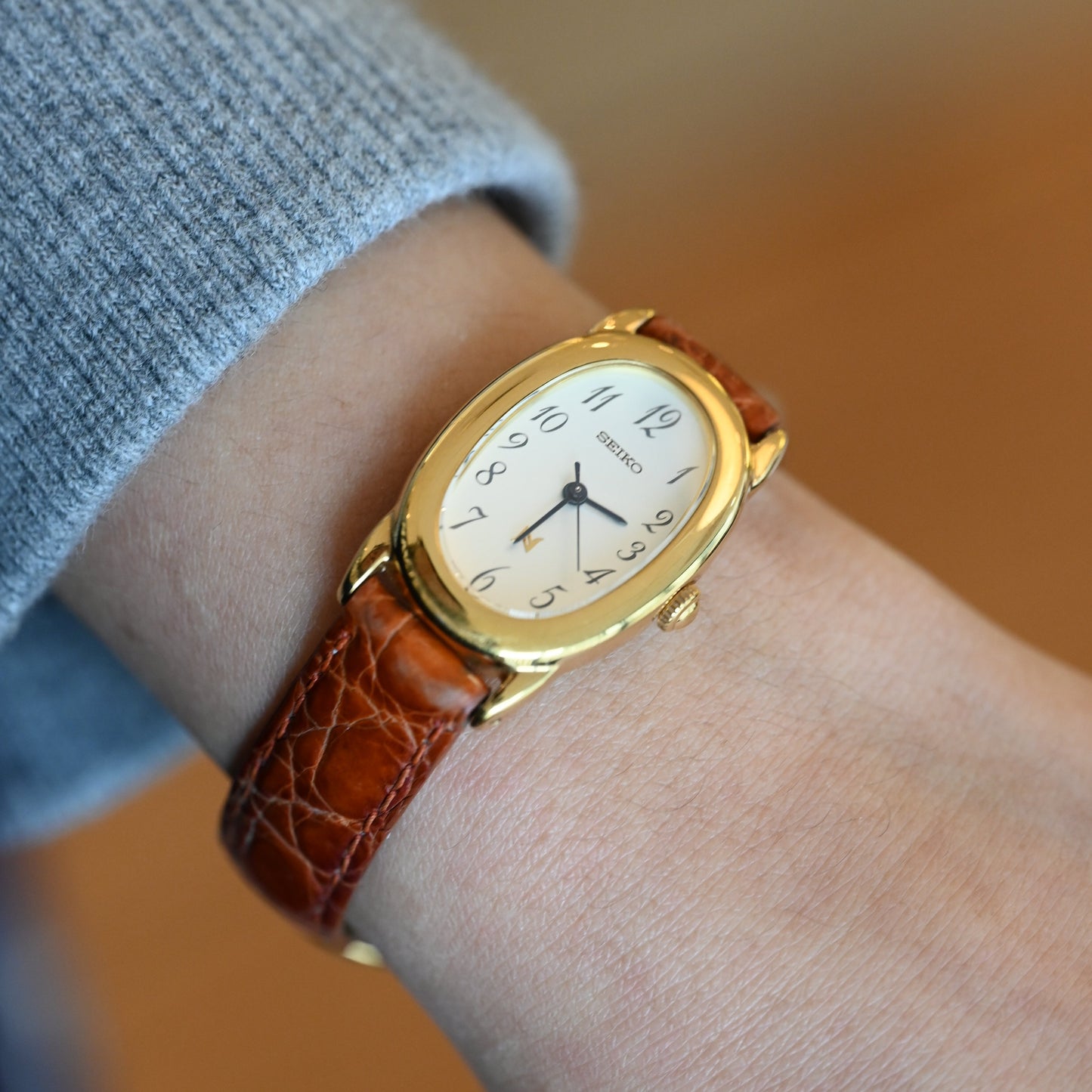 Seiko Neue 1F21-5B70 Baignoire Watch