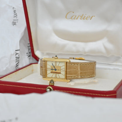 Cartier Must de Tank Quartz Watch ref. 681006