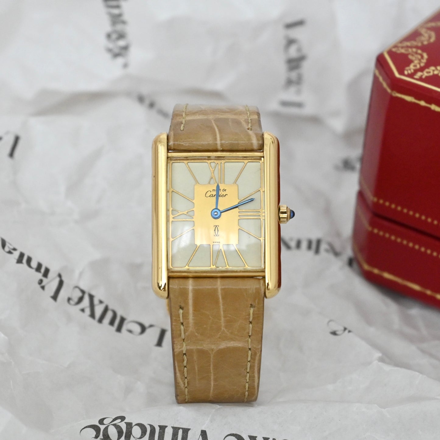 Cartier Must de Tank Quartz Watch ref. 681006