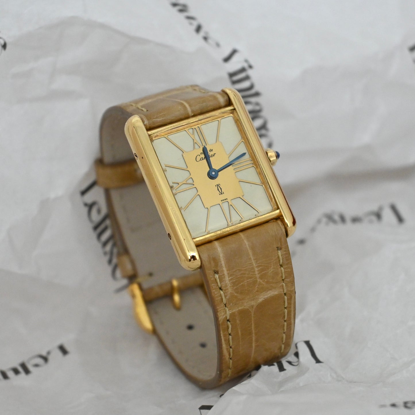 Cartier Must de Tank Quartz Watch ref. 681006