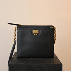 Salvatore Ferragamo Trifolio Crossbody Bag - Leluxe Vintage Sdn. Bhd.