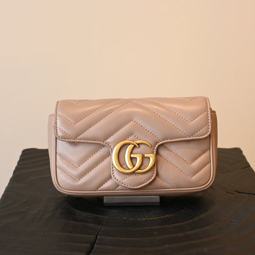 Gucci GG Marmont Matelasse Super Mini Bag - Leluxe Vintage Sdn. Bhd.