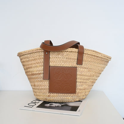 Loewe Basket Raffia Bag Medium