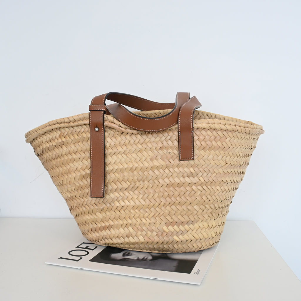 Loewe Basket Raffia Bag Medium