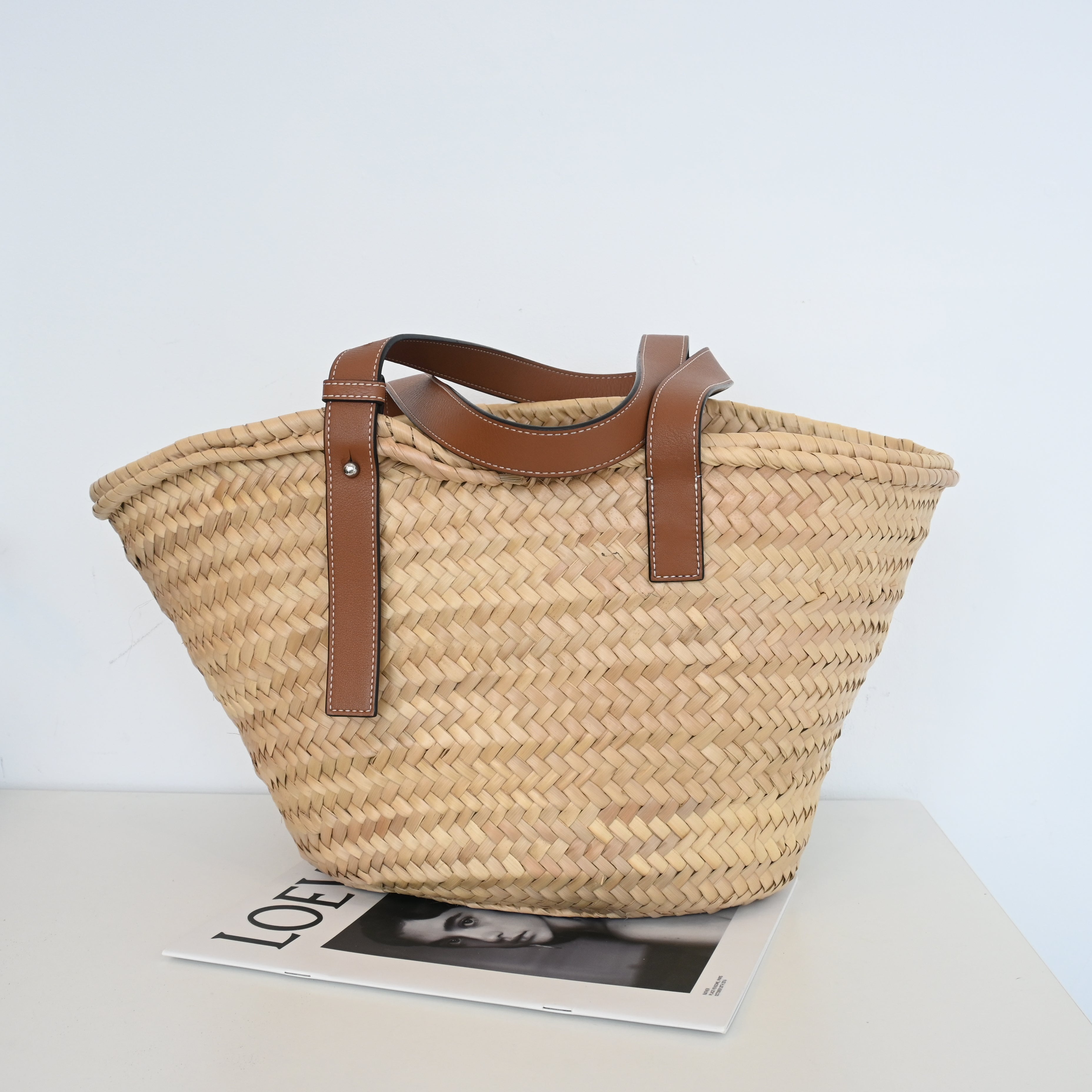 Loewe Basket Raffia Bag Medium