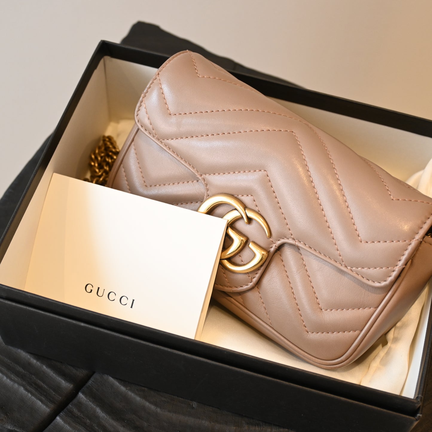 Gucci GG Marmont Matelasse Super Mini Bag