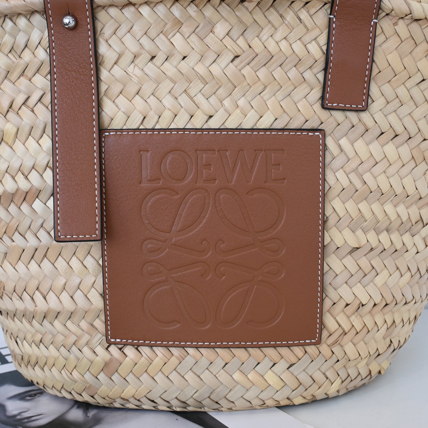Loewe Basket Raffia Bag Medium