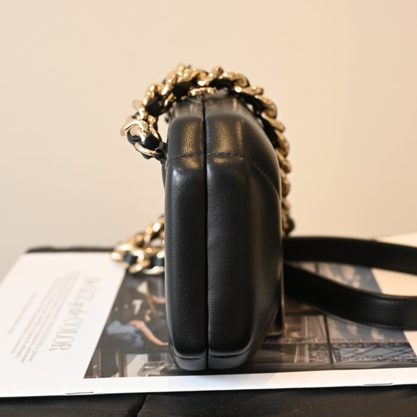Chanel Evening Sling Bag Lambskin GHW