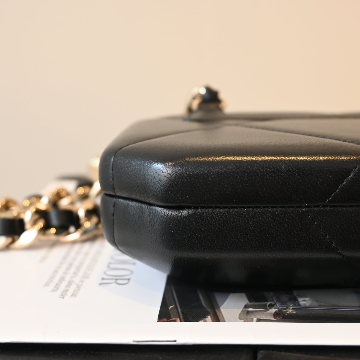 Chanel Evening Sling Bag Lambskin GHW