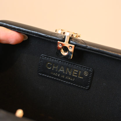 Chanel Evening Sling Bag Lambskin GHW