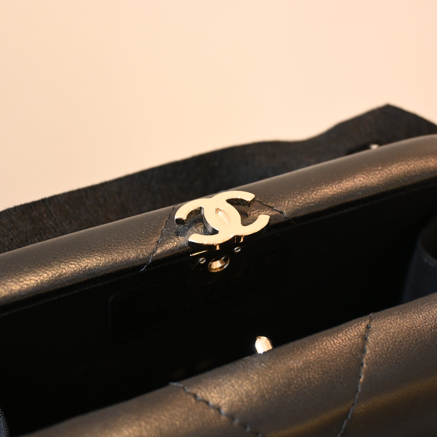 Chanel Evening Sling Bag Lambskin GHW