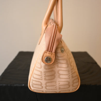 Balenciaga Beige Monogram Canvas Tote Bag
