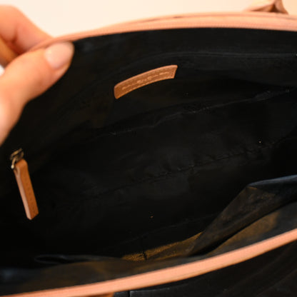 Balenciaga Beige Monogram Canvas Tote Bag