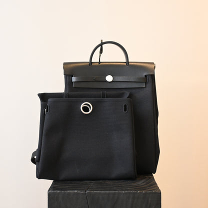 Hermès Herbag Ado PM Toile Officier × Vache Hunter □G:2003