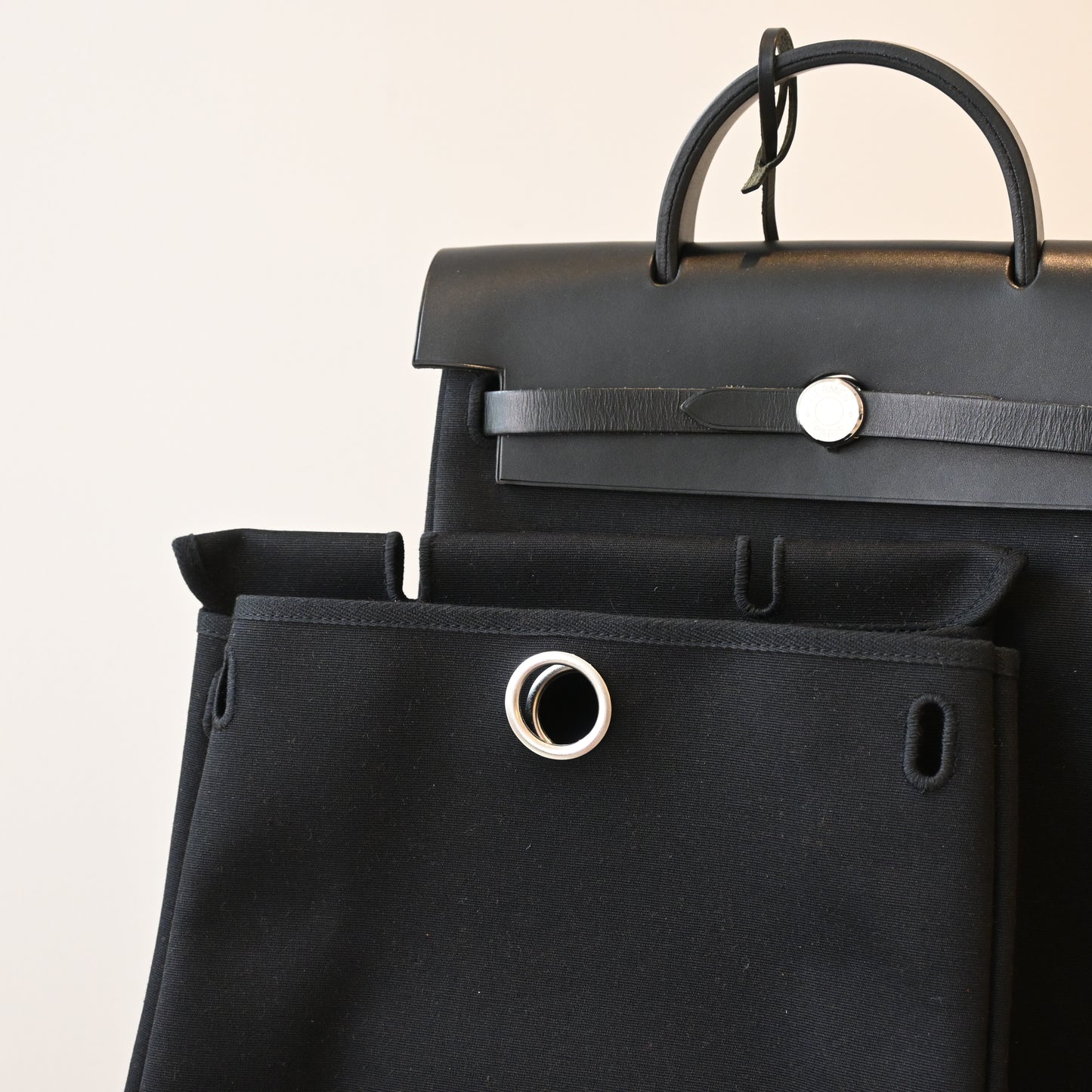 Hermès Herbag Ado PM Toile Officier × Vache Hunter □G:2003