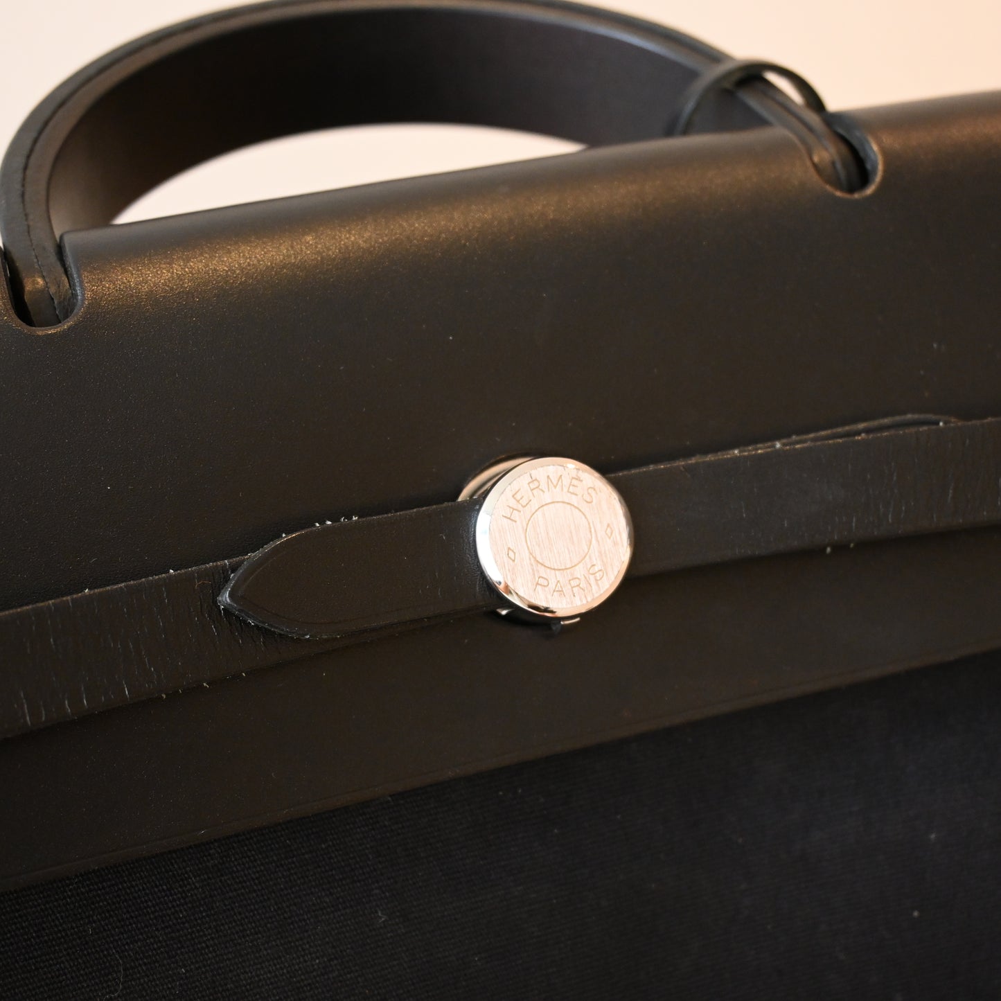 Hermès Herbag Ado PM Toile Officier × Vache Hunter □G:2003