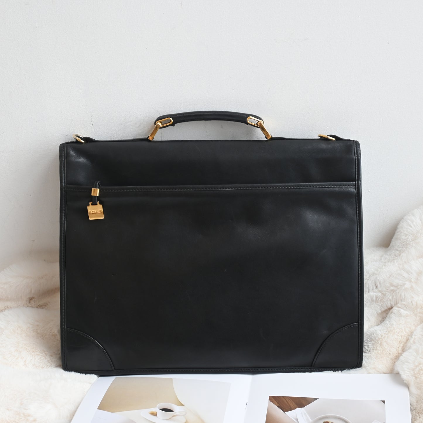 Loewe Anagram Business Laptop Bag