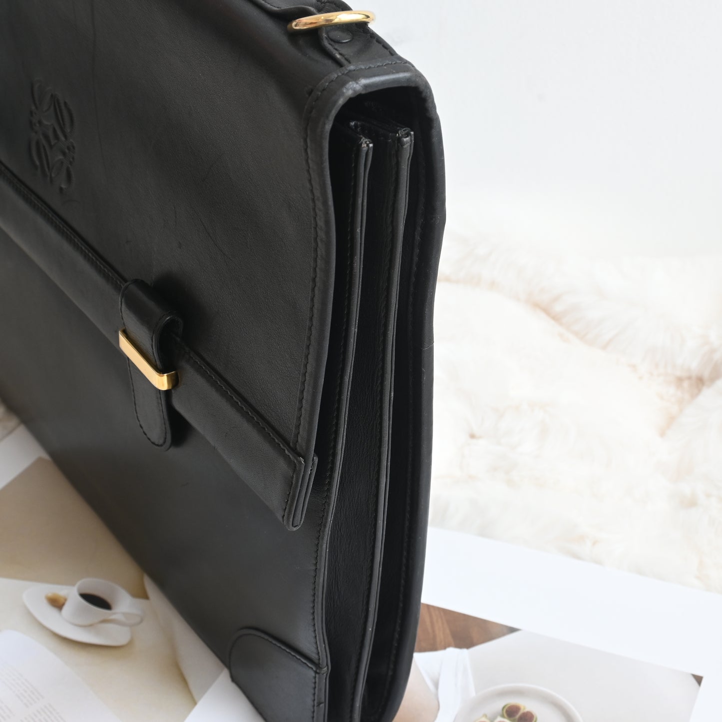 Loewe Anagram Business Laptop Bag