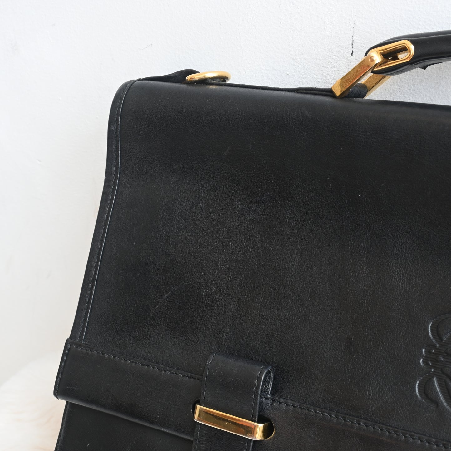 Loewe Anagram Business Laptop Bag