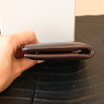 Loewe Anagram Slim Compact Wallet Brown