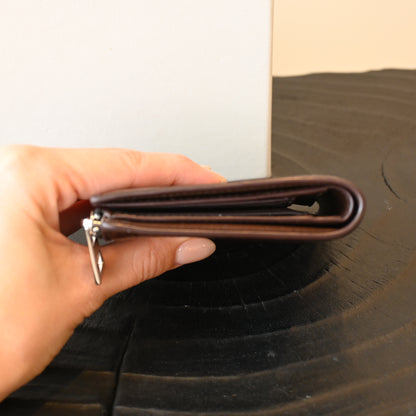 Loewe Anagram Slim Compact Wallet Brown