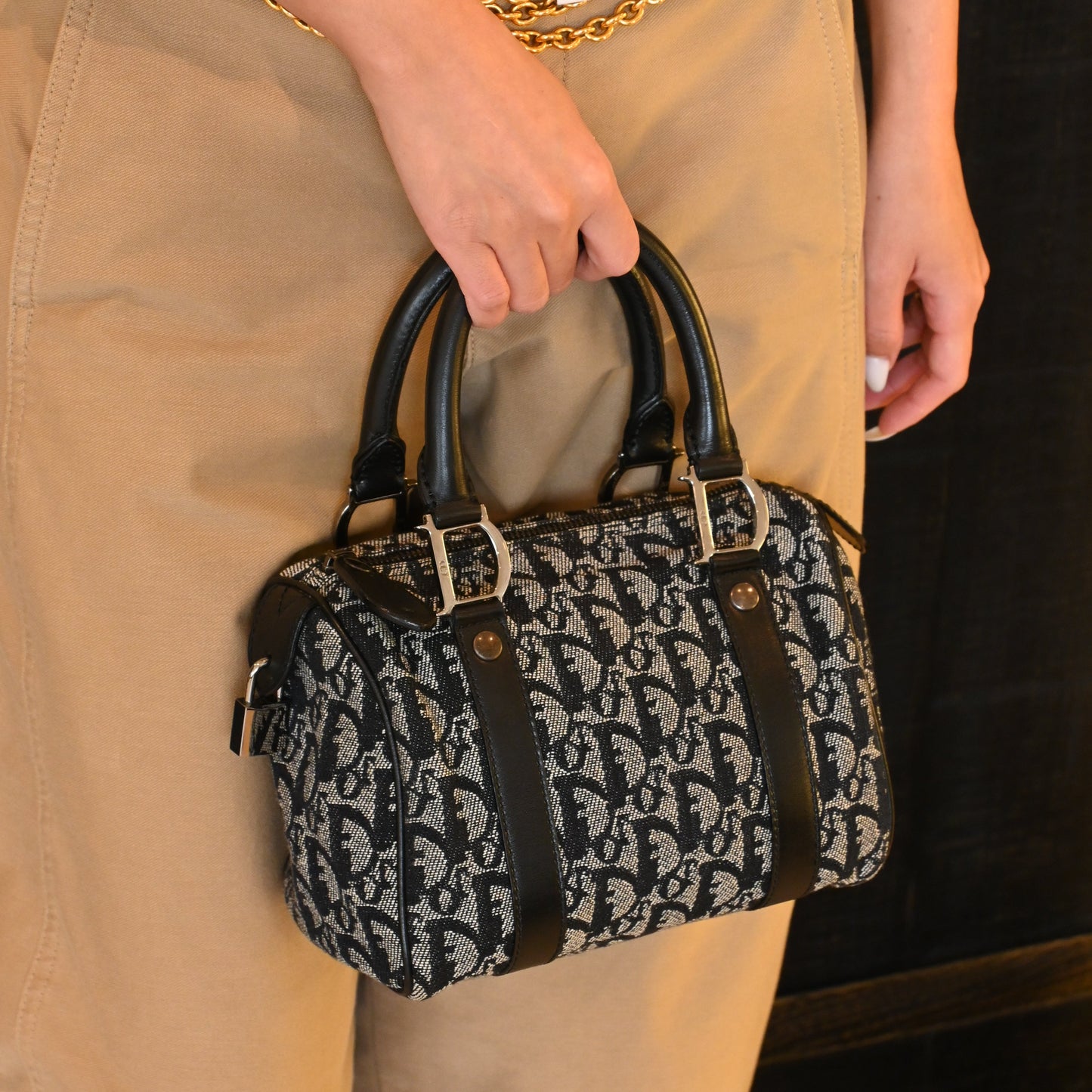 Christian Dior Mini Boston Trotter Monogram