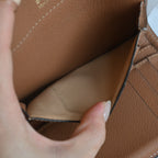 Delvaux Brilliant Compact Wallet Vegetal - Leluxe Vintage Sdn. Bhd.