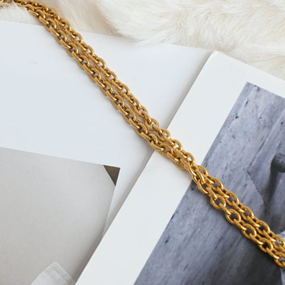 Chanel Coco Mark Matelasse CC Necklace