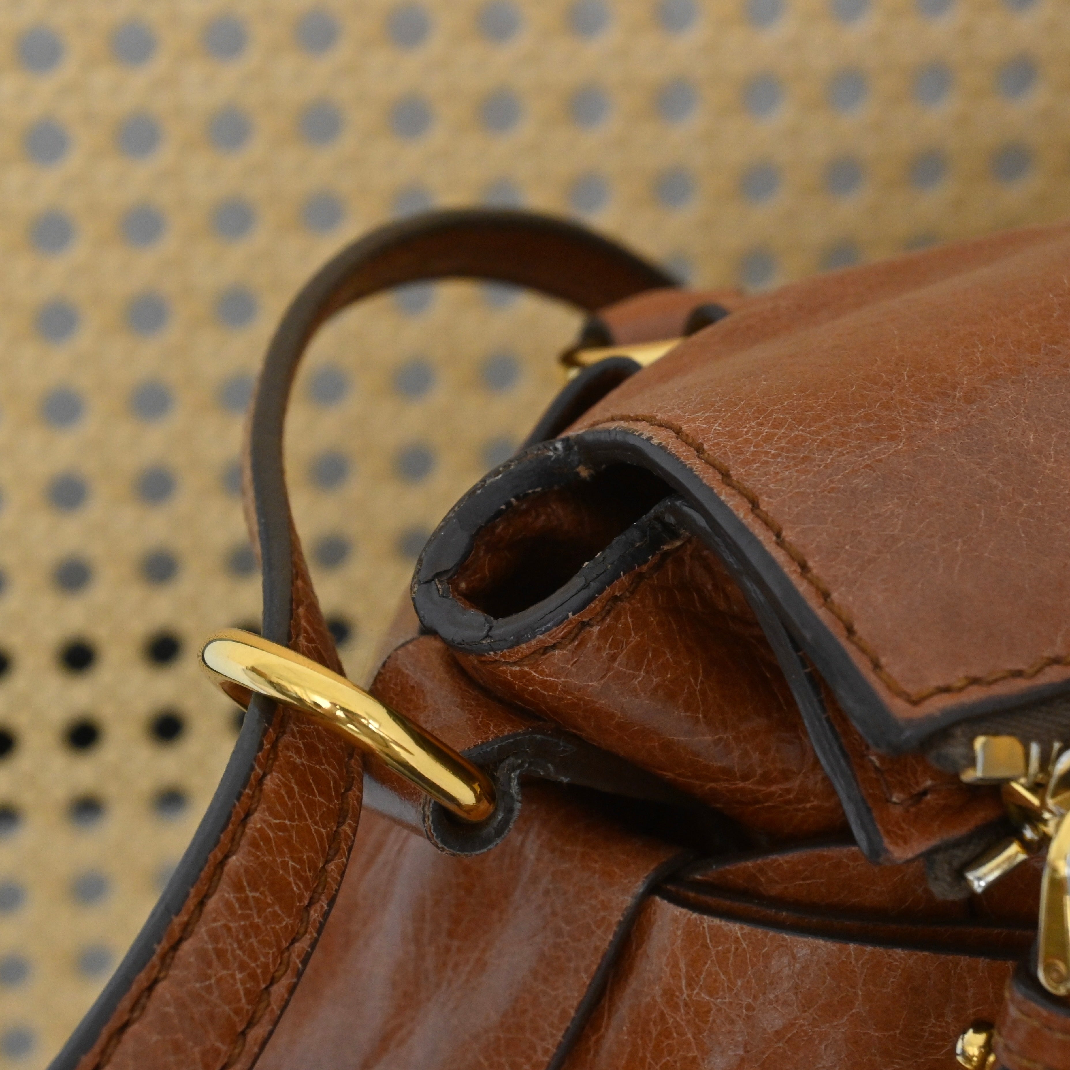 Miu Miu Vitello Lux Small Bow Bag